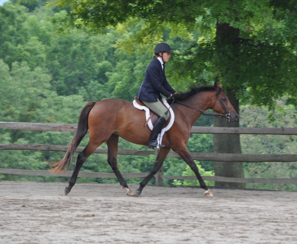 karen riding muffy