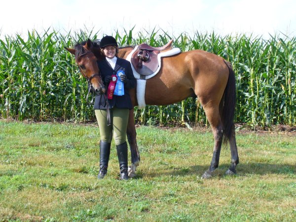 Erica & Twister horse show